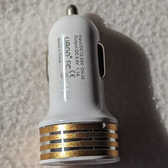 ❤️3/$10🎉HP🎉 Dual USB Car Charger 1.0 & 2.1ASmart Power Supply Android & iPhone - Picture 2 of 6